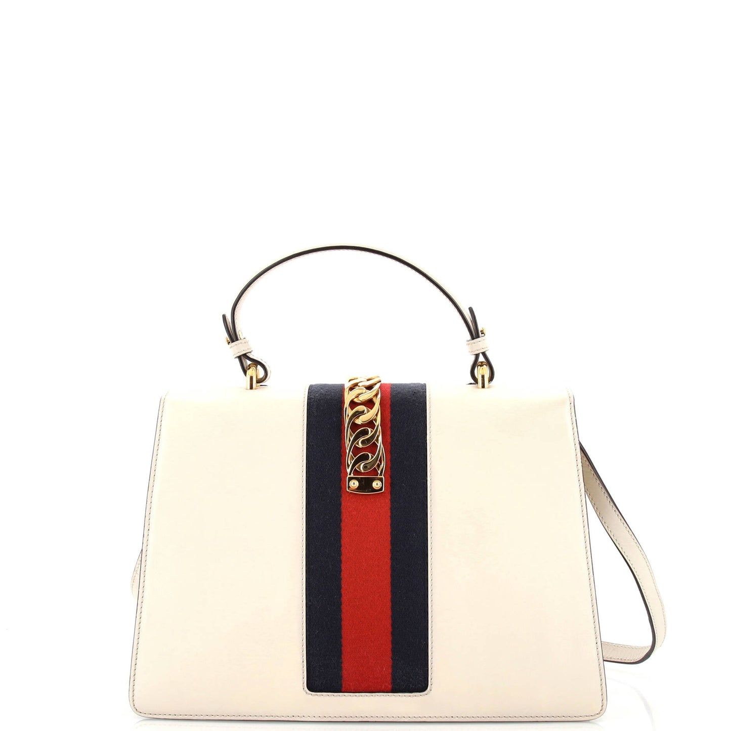 Sylvie Top Handle Bag Embroidered Leather Medium