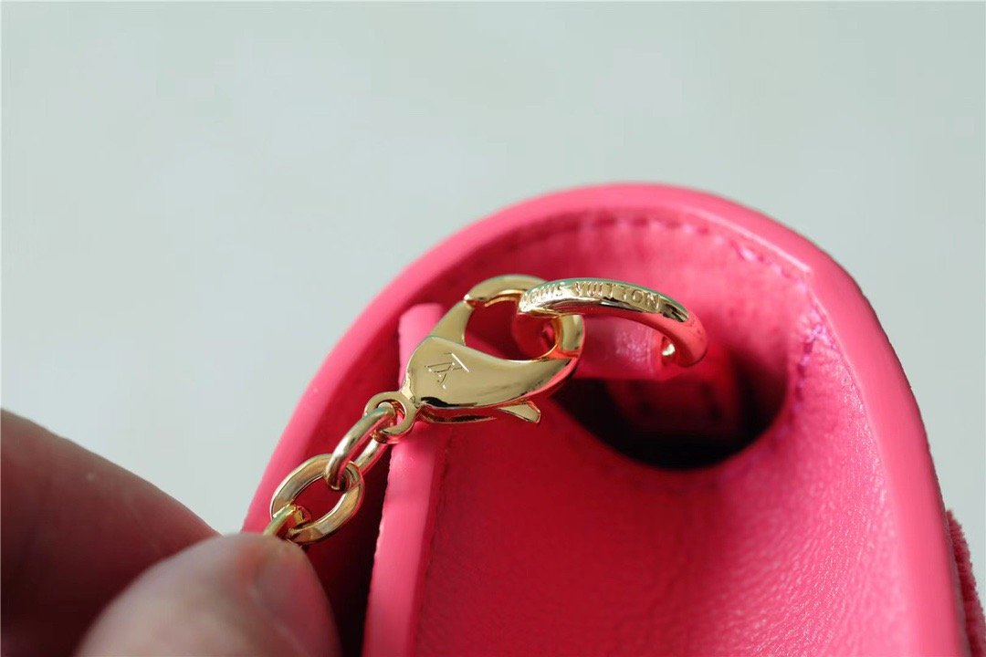 LV Mini Dauphine Monogram GlamIuo Pink For Women,  Shoulder And Crossbody Bags 18.5cm/7.3in LV M20747