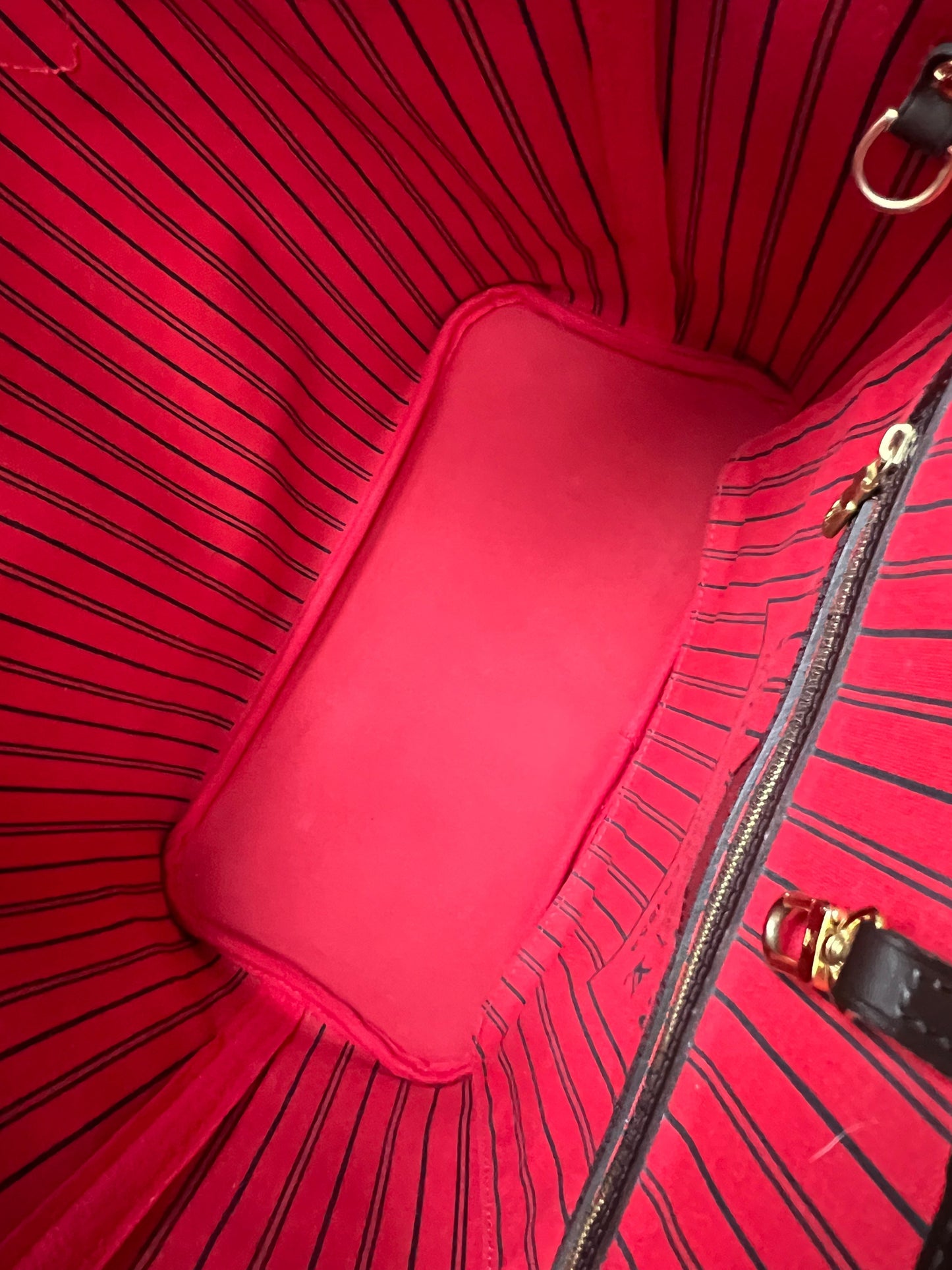 Louis Vuitton Neverfull MM Damier Ebene Cherry Interior (RRP £1,410)