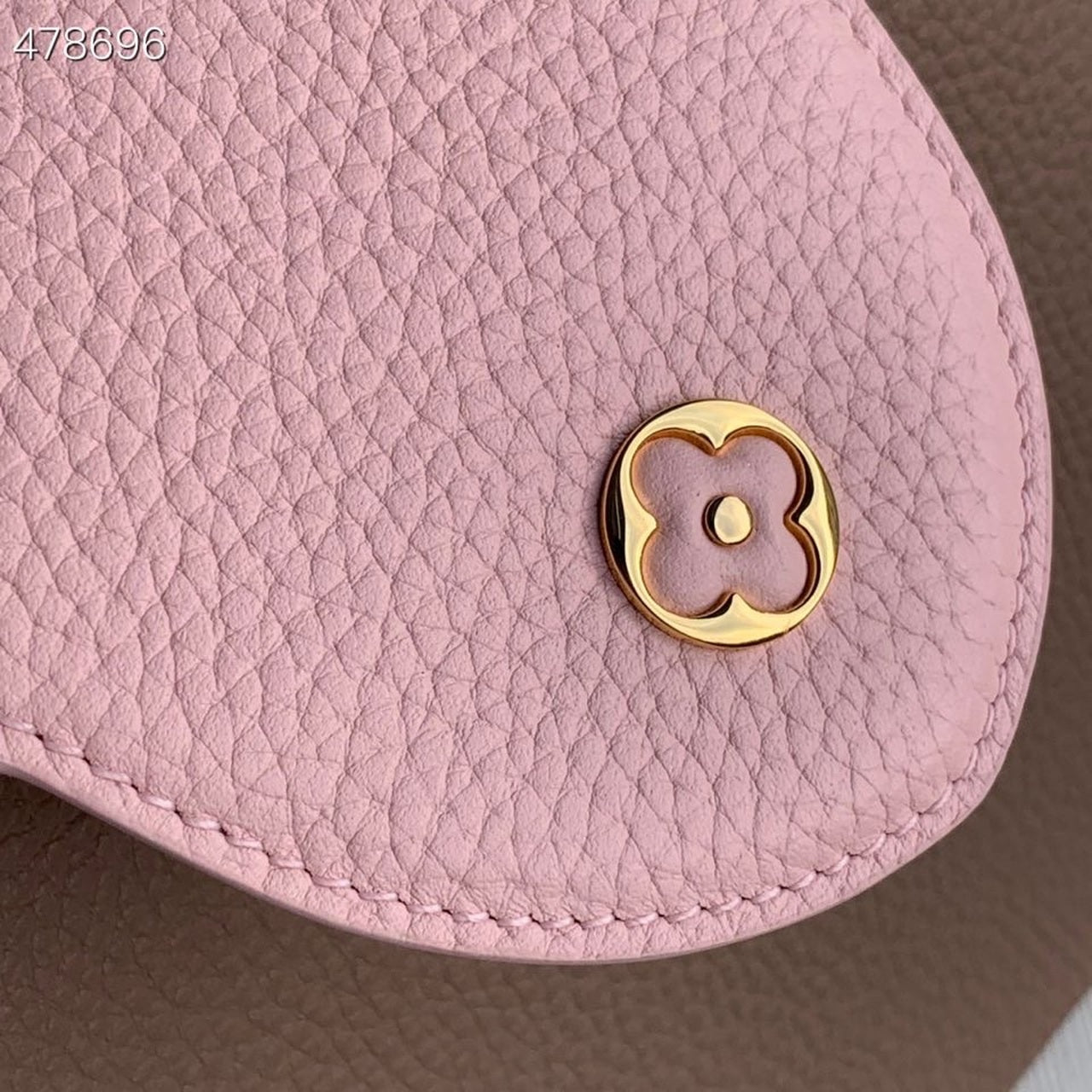 LV Capucines GLAMI Taurillon And Python Taupe Brown/Eau De Rose Pink For Women,  Shoulder And Crossbody Bags 10.4in/27cm LV M57539
