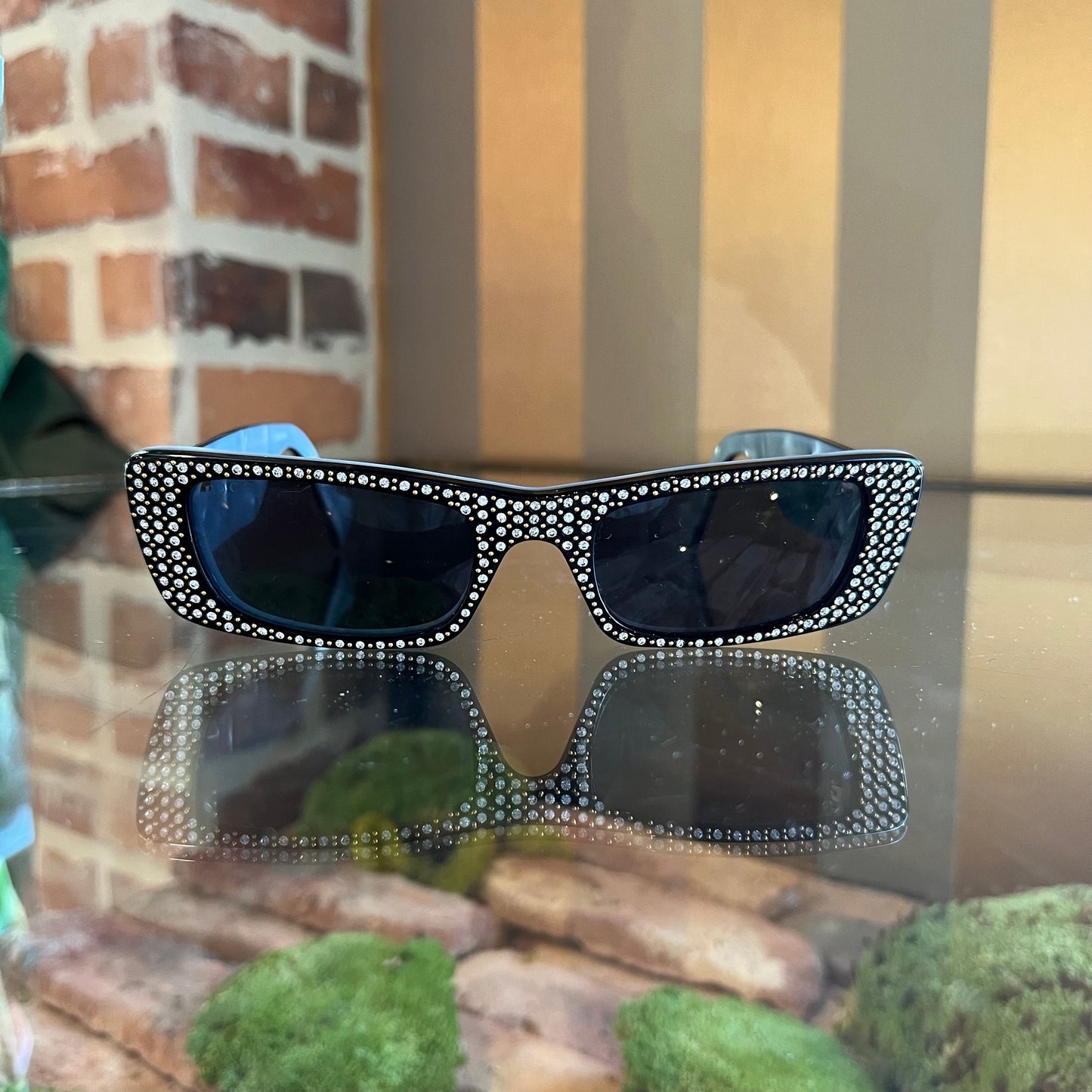 GUCCI Bedazzled Black GG0516S Sunglasses