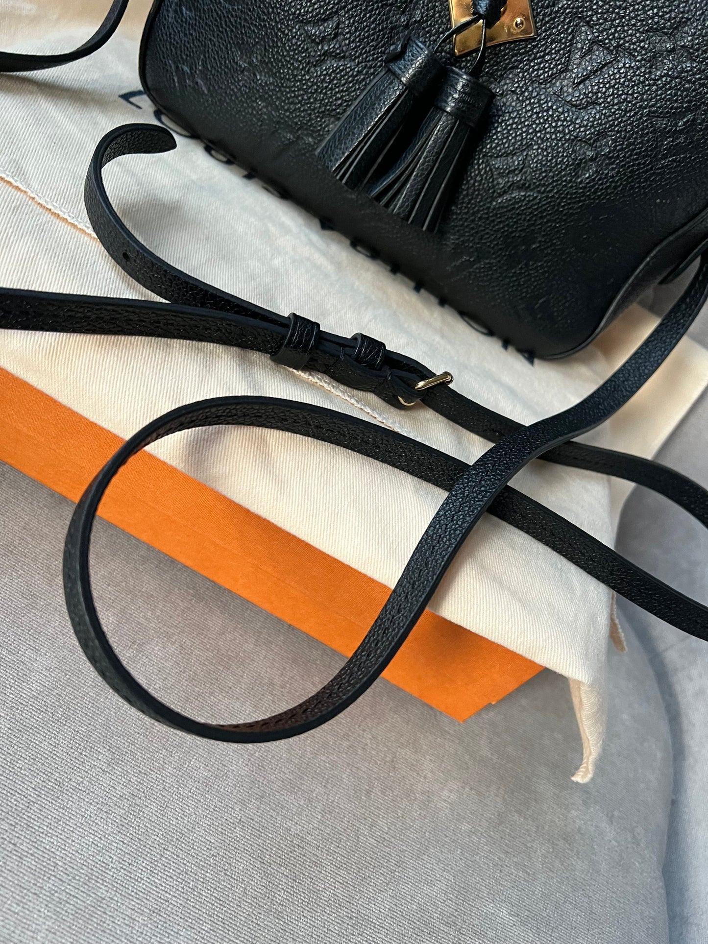 Louis Vuitton Saintonge Black Empreinte (RRP £1520)