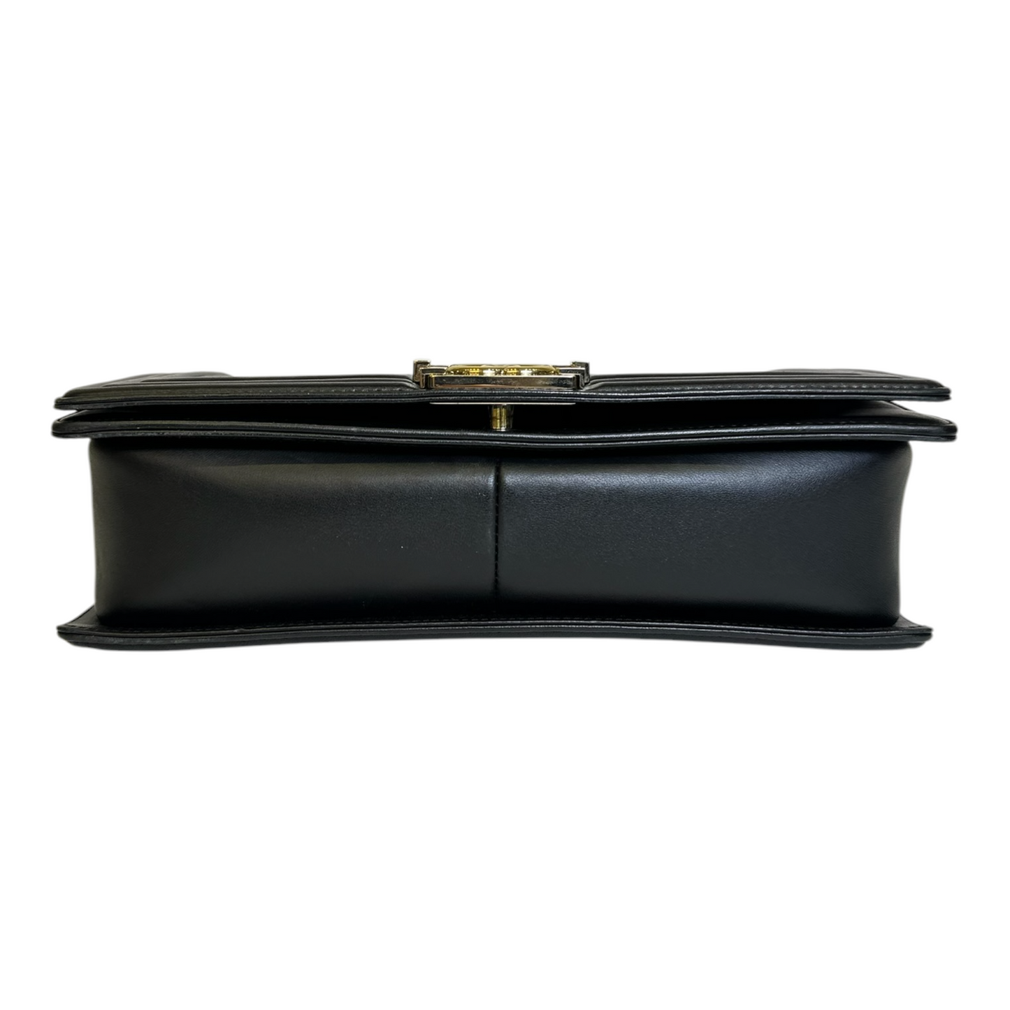 Chanel Lambskin Quilted Medium Boy Flap Black