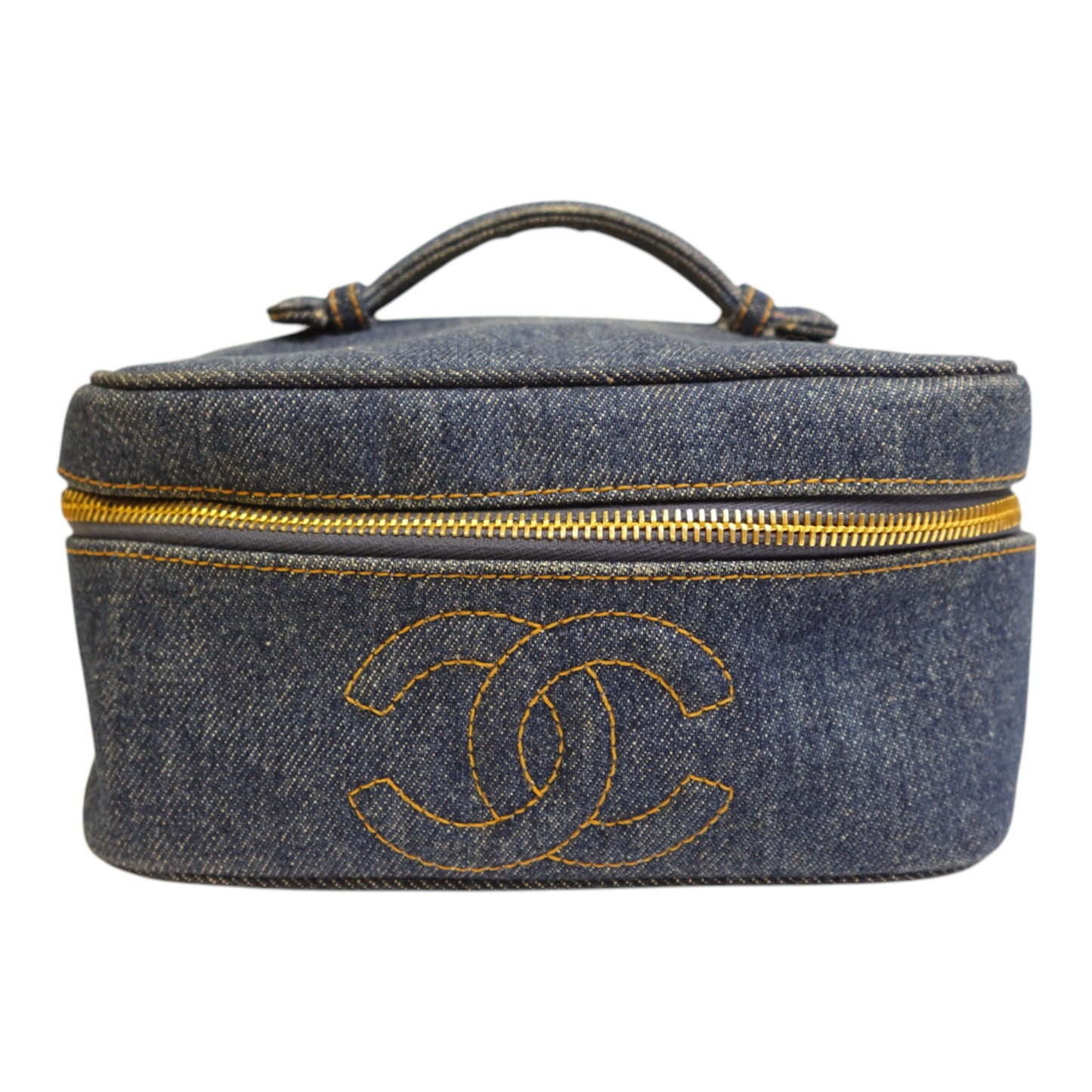 Chanel 1997 CC Denim Vanity Bag