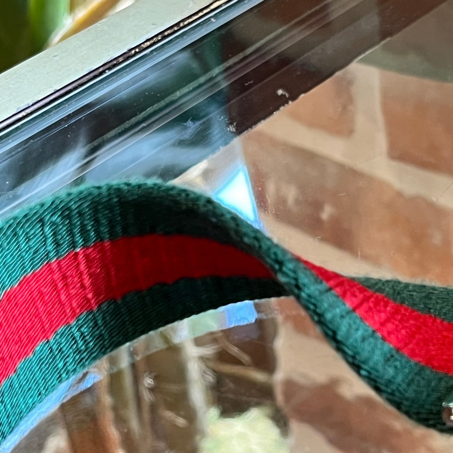 GUCCI GG Canvas Double Pocket Belt Bag