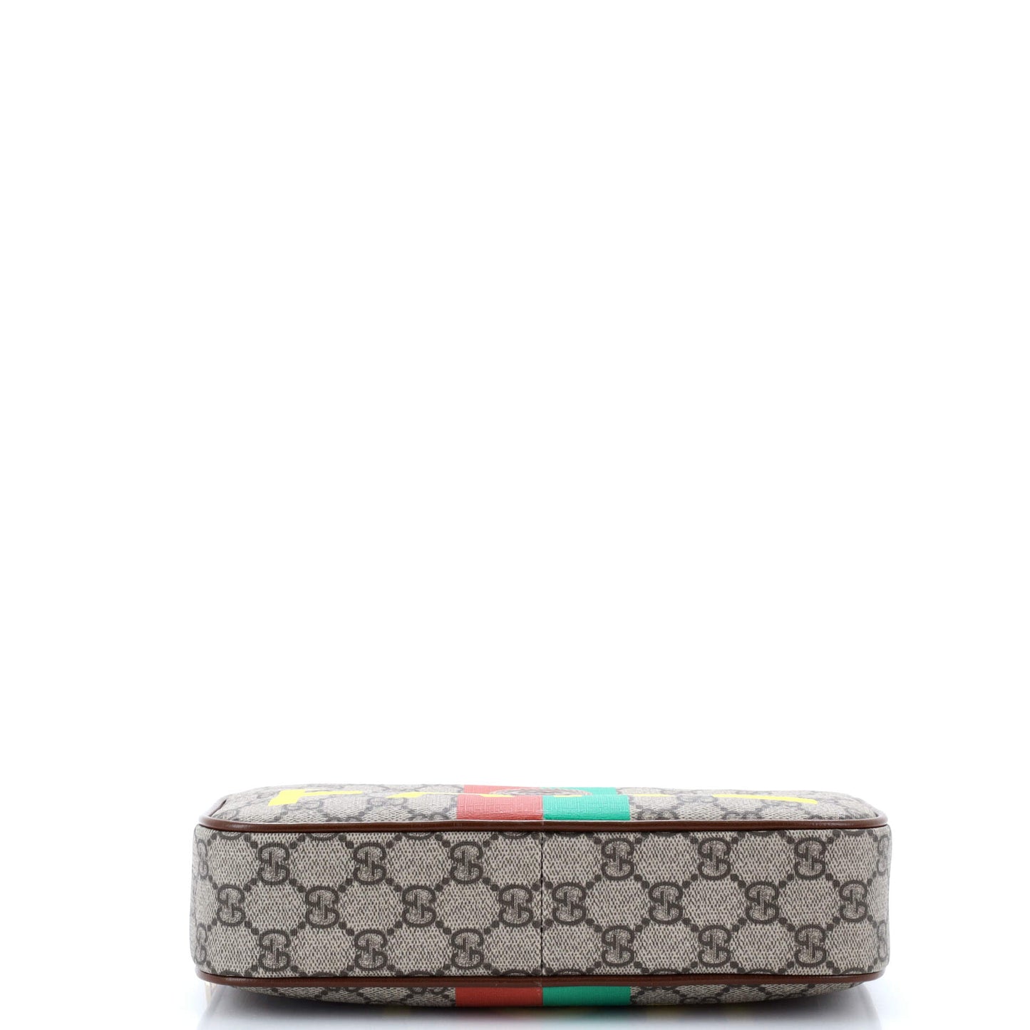 Fake/Not Zip Belt Bag Printed GG Coated Canvas