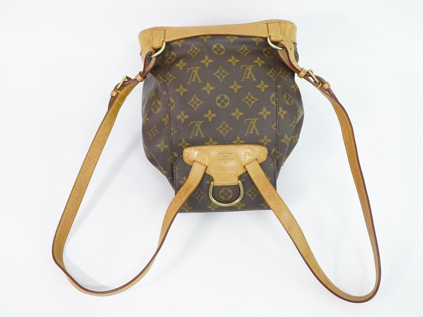 Louis Vuitton Montsouris Mm  Canvas Backpack Bag ()