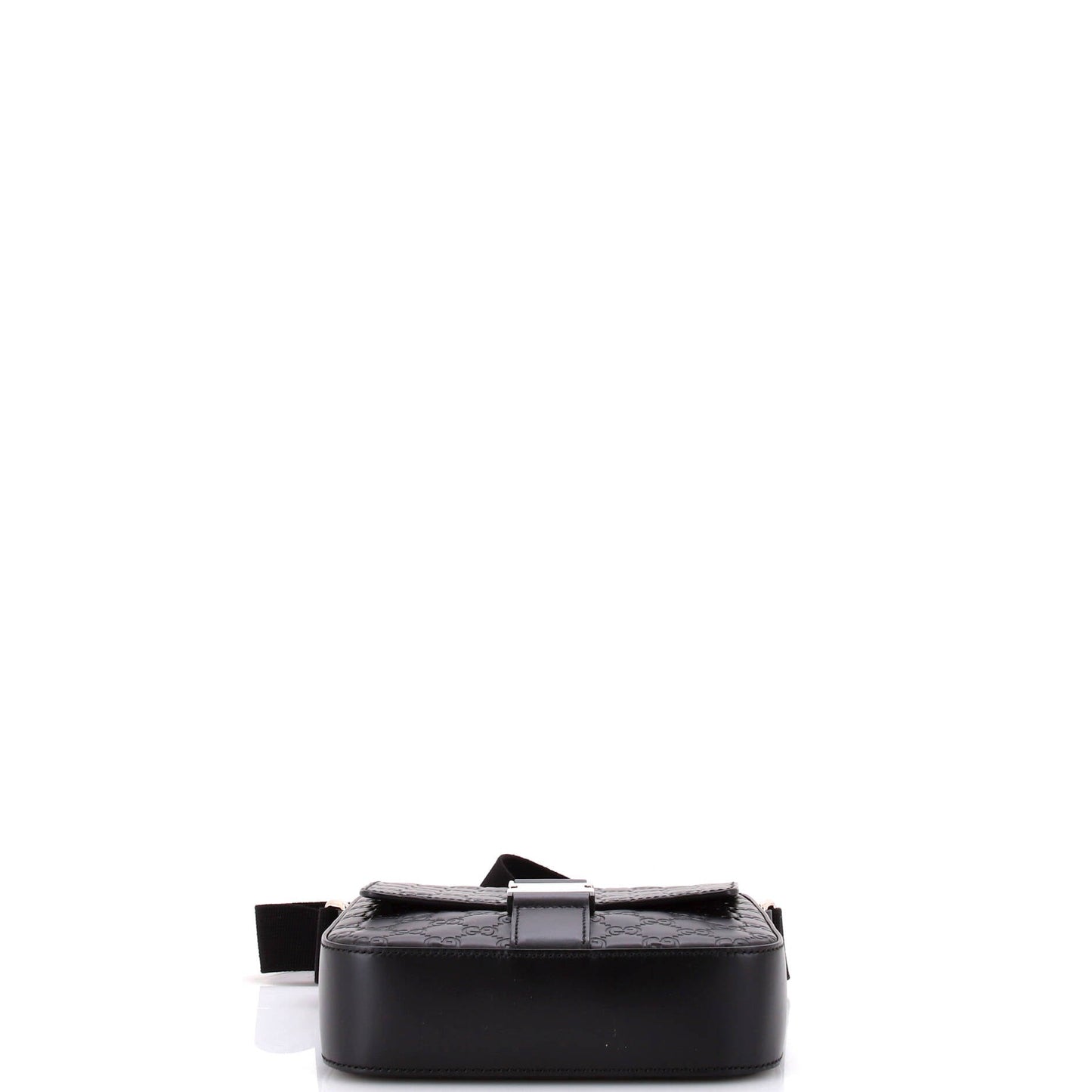 Buckle Flap Messenger Bag Guccissima Leather Small