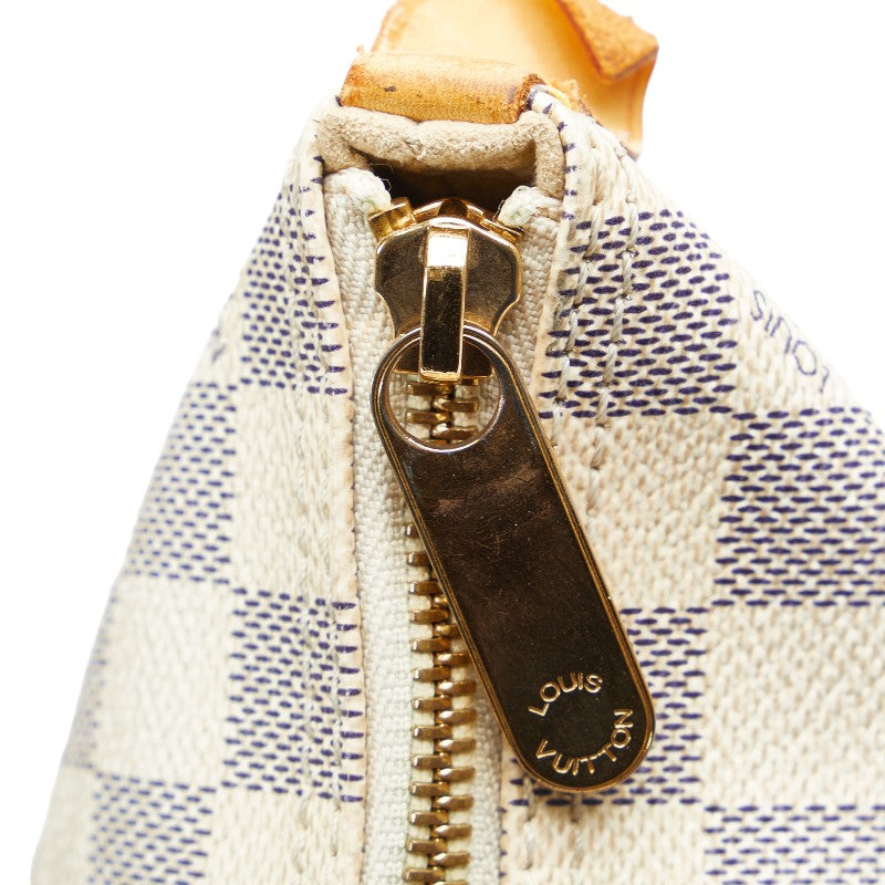 Louis Vuitton Saleya PM Tote Handbag Damier Azur N51186 White