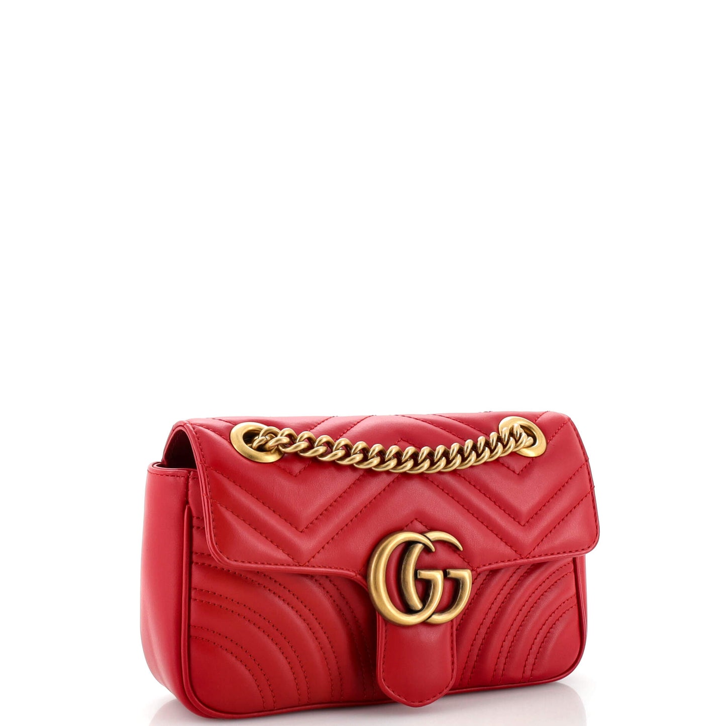 GG Marmont Flap Bag Matelasse Leather Mini