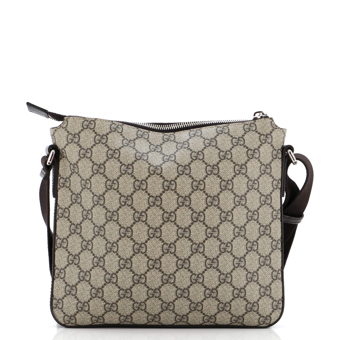Front Zip Messenger GG Coated Canvas Medium