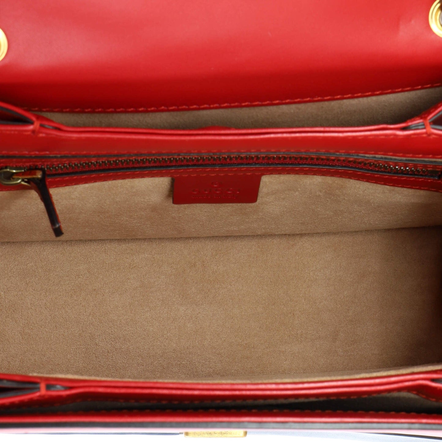 Queen Margaret Top Handle Bag Colorblock Leather Small
