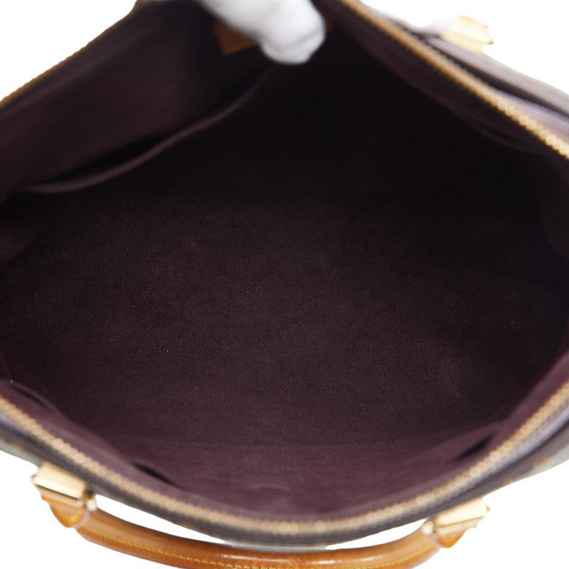Louis Vuitton Monogram Pallas Handbag 2WAY M40906 Oral Pearl Brown PVC Leather  Louis Vuitton