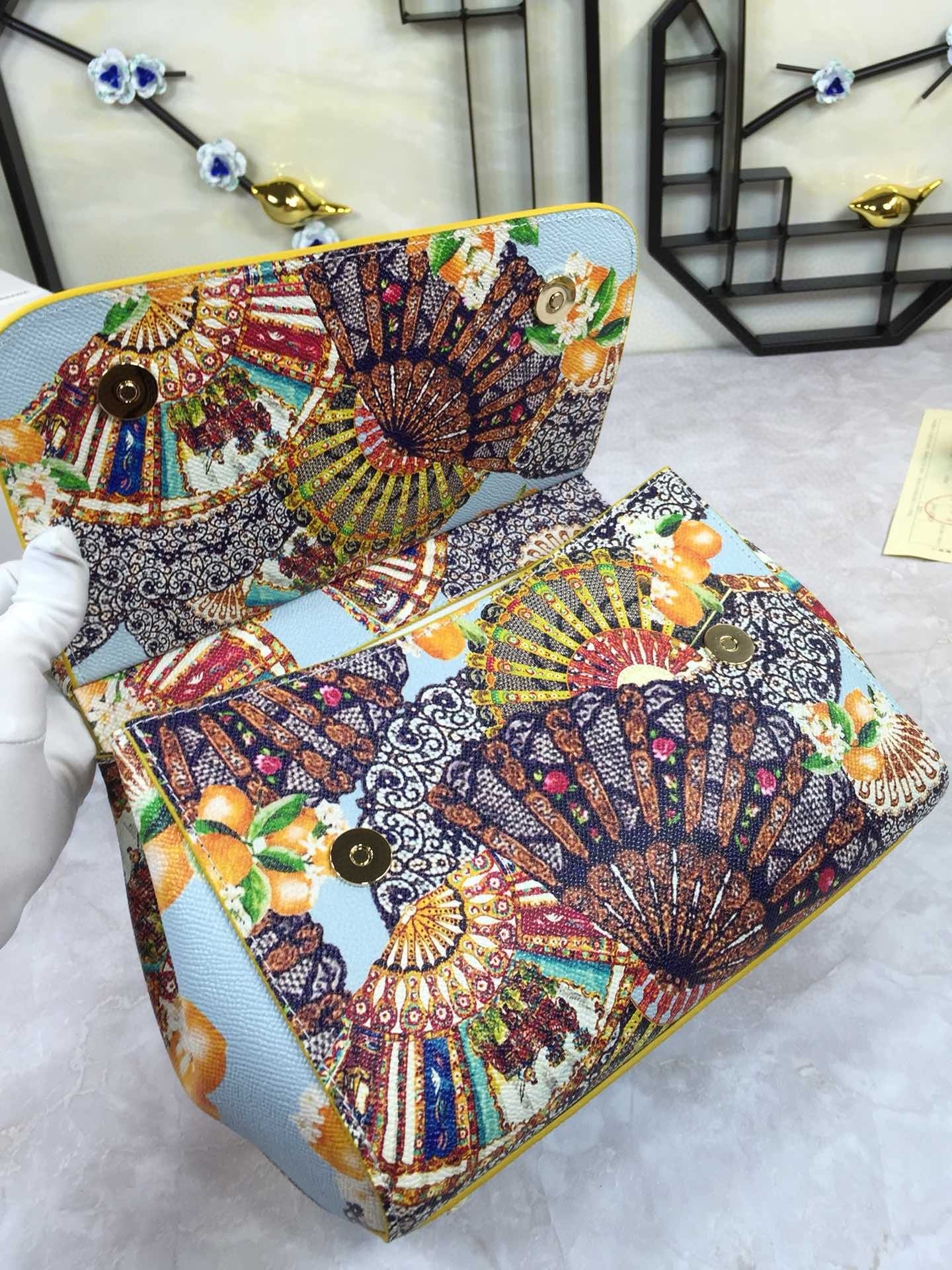 GLAMI 90s Sicily Bag With Logo Print Multicolor For Women 10.2in/26cm GLAMI