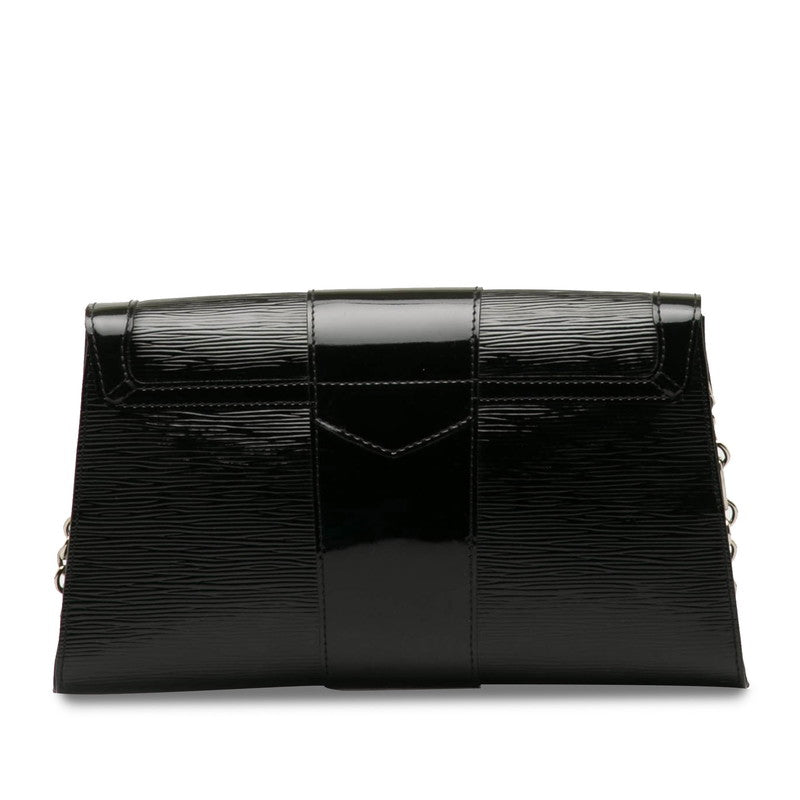Louis Vuitton Epi Noir Shoulder Bag Crossbody Bag M4027N Patent