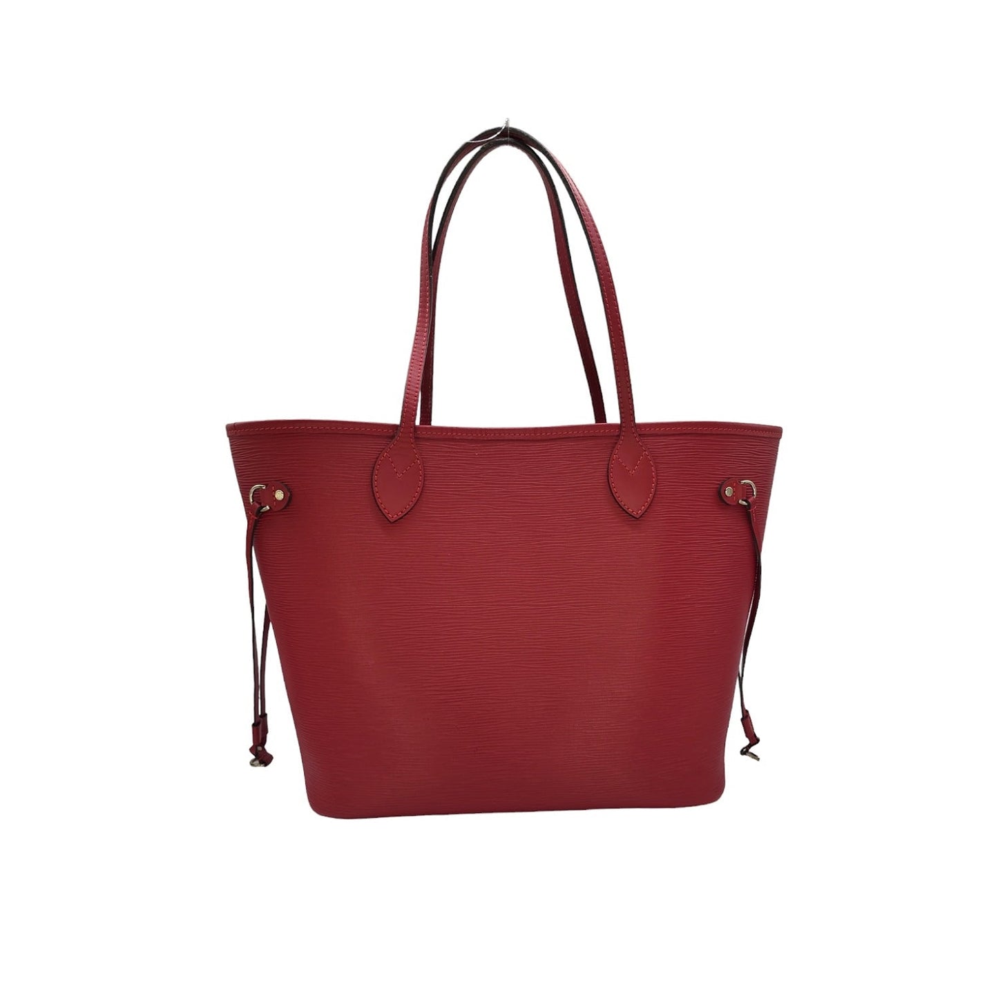 Louis Vuitton Red EPI Neverfull MM Tote w/ Pouch