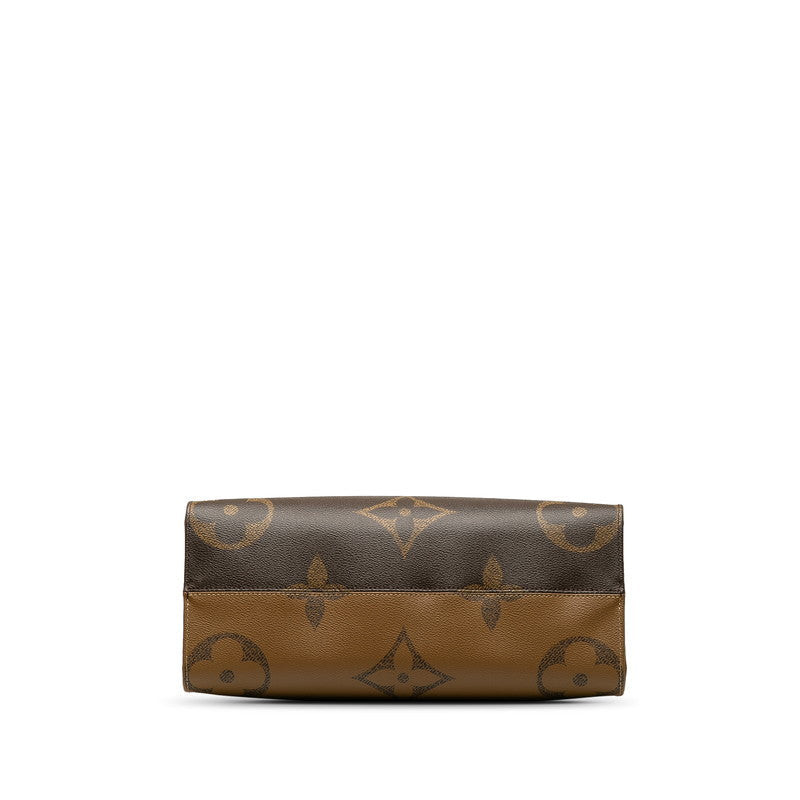 Louis Vuitton Monograms Giant Reverse M45321 Handbag PVC/Leather Brown