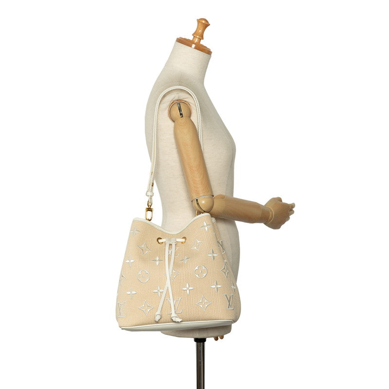 Louis Vuitton By The Pool Neo Noé MM Shoulder Bag M22852 Beige Ladies