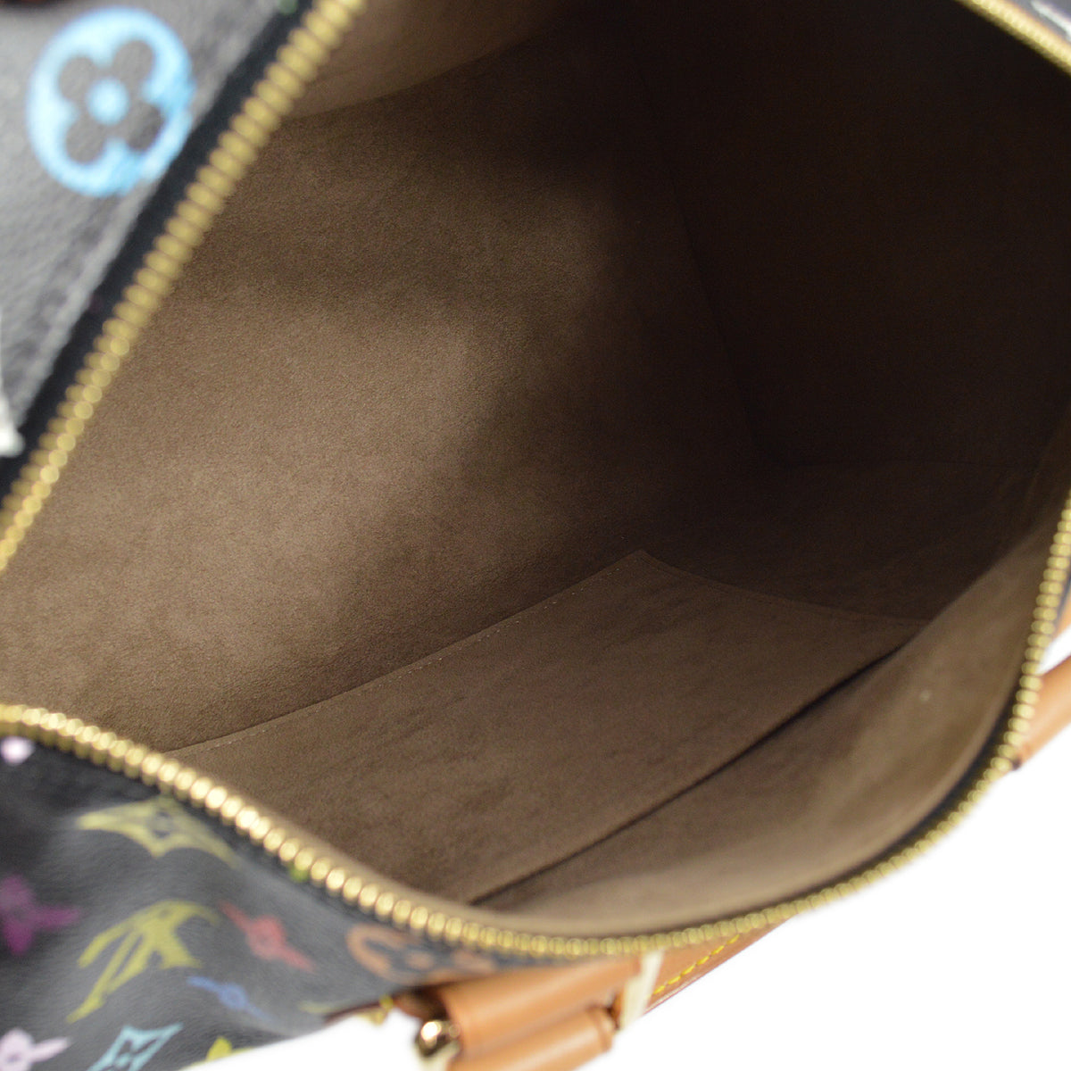 Louis Vuitton Black Monogram Multicolor Speedy 30 Handbag M92642