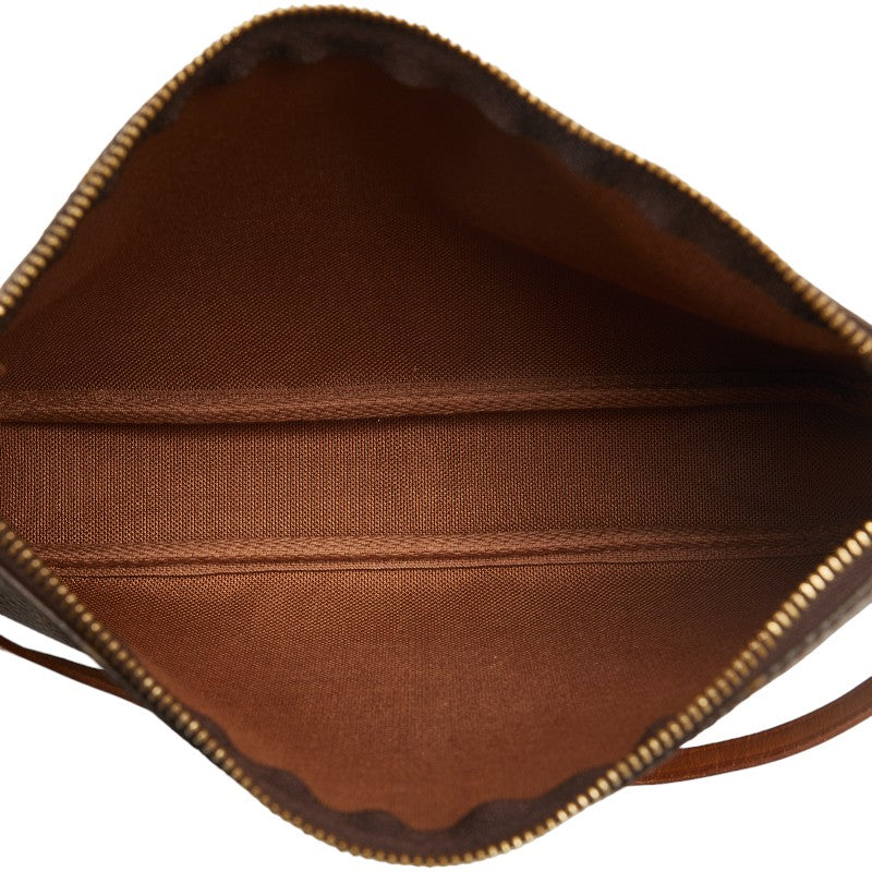 Louis Vuitton Pochette Accessories M51980 Brown PVC Leather