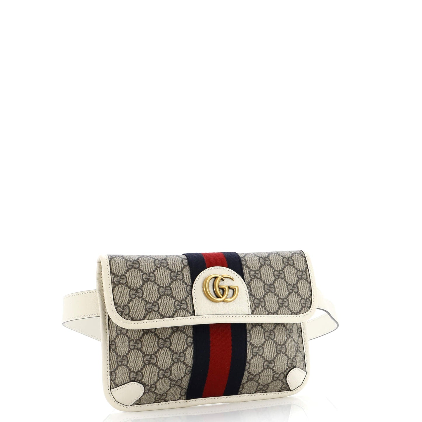 Ophidia Flap Belt Bag GG Coated Canvas