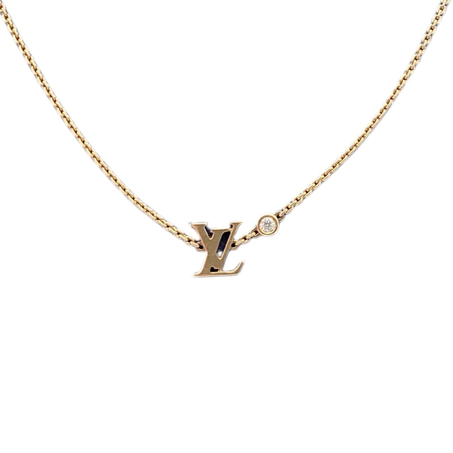 Louis Vuitton Idylle Blossom Pink Gold and Diamond Pendant Necklace