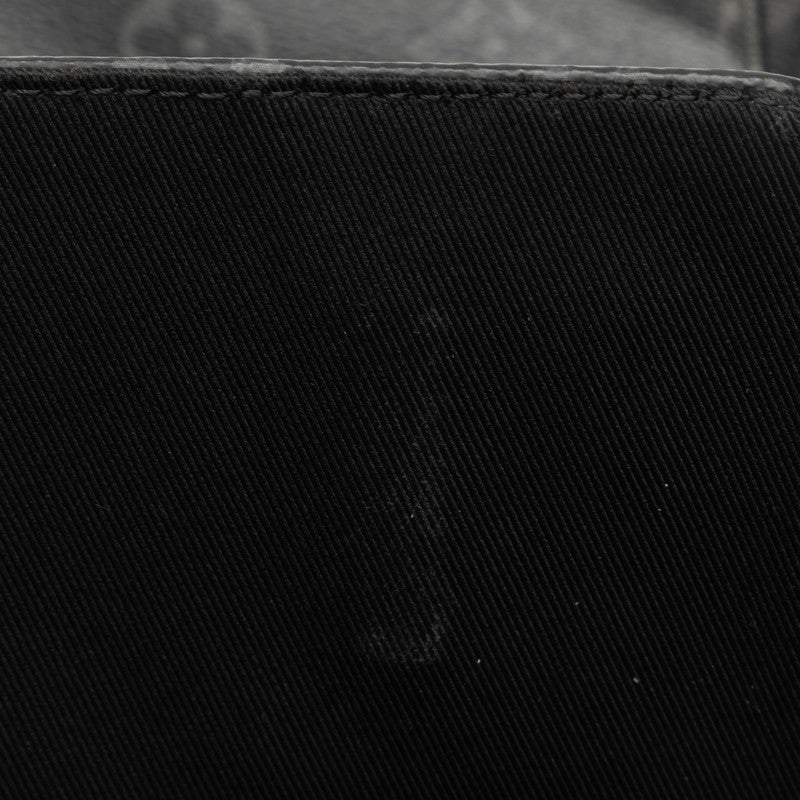 Louis Vuitton Monogram Eclipse District MM NM Shoulder Bag Messenger Bag M44001 Black PVC Leather Men Louis Vuitton