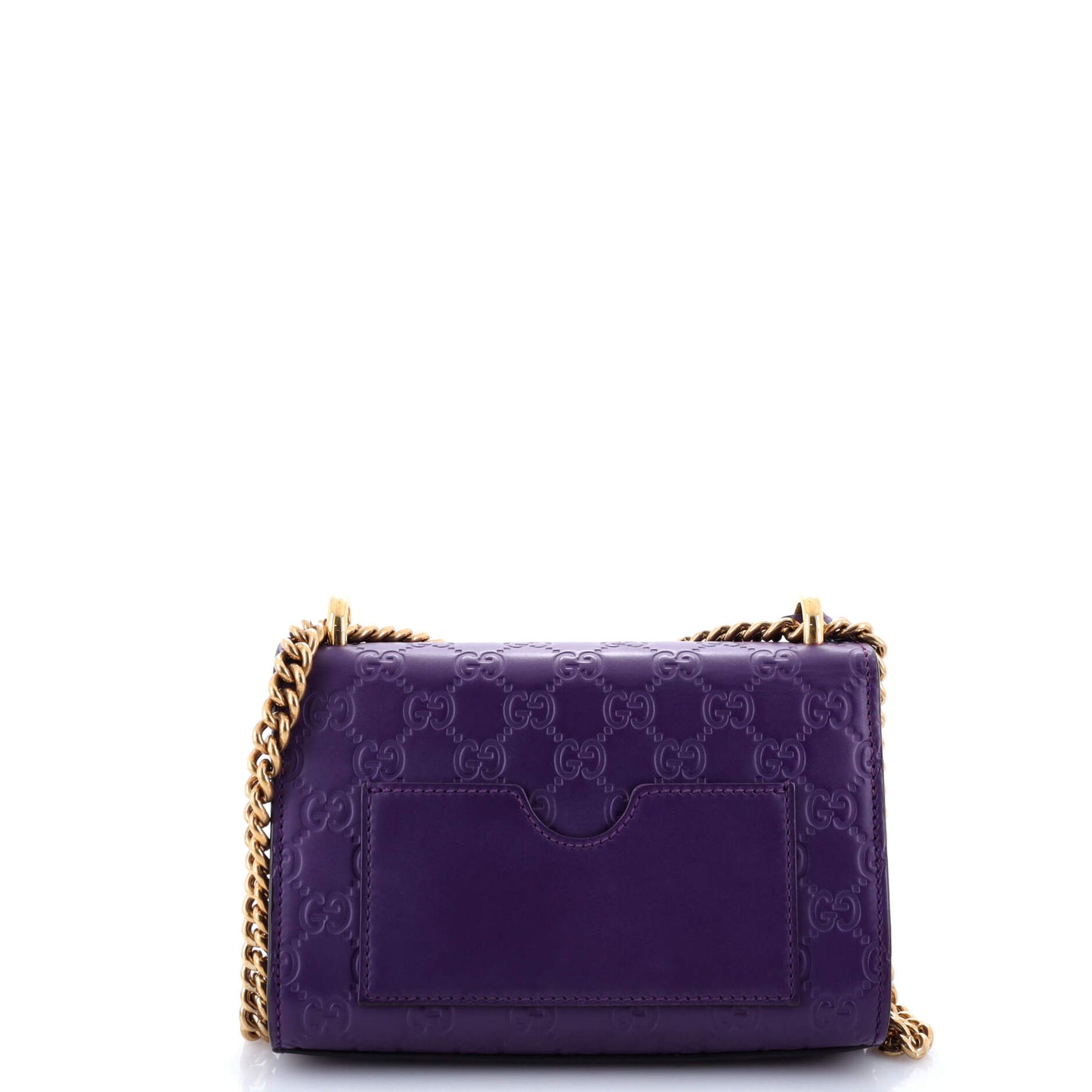 Padlock Shoulder Bag Guccissima Leather Small