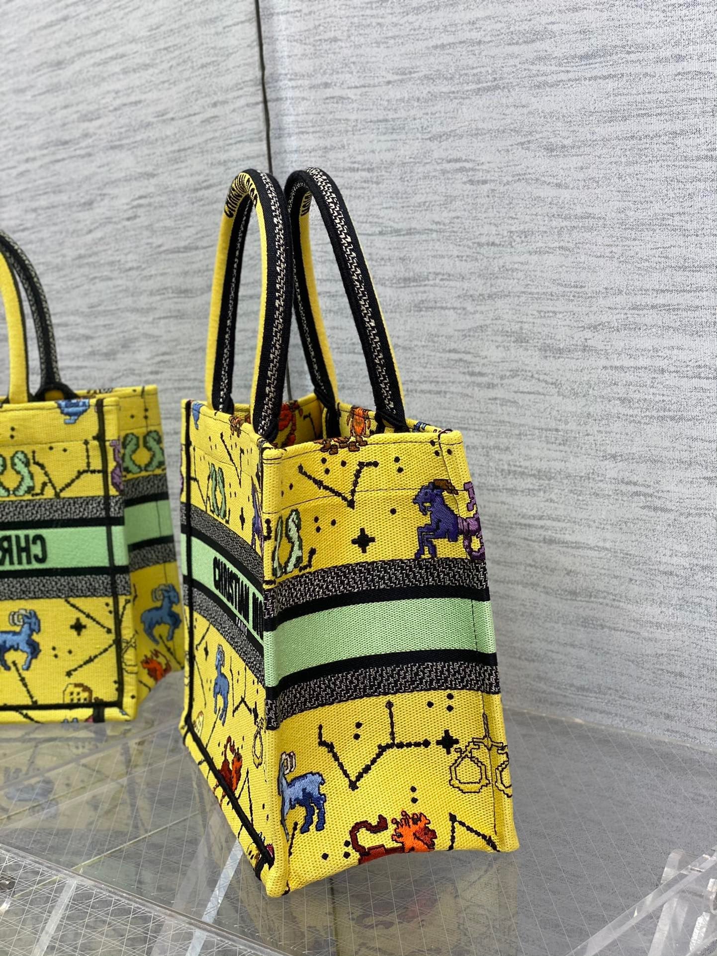 GLAMI Small Book Tote Yellow, For Women, WomenÃ¢â‚¬â„¢s Handbags 26.5cm/10.5in CD M1265ZRTY_M930