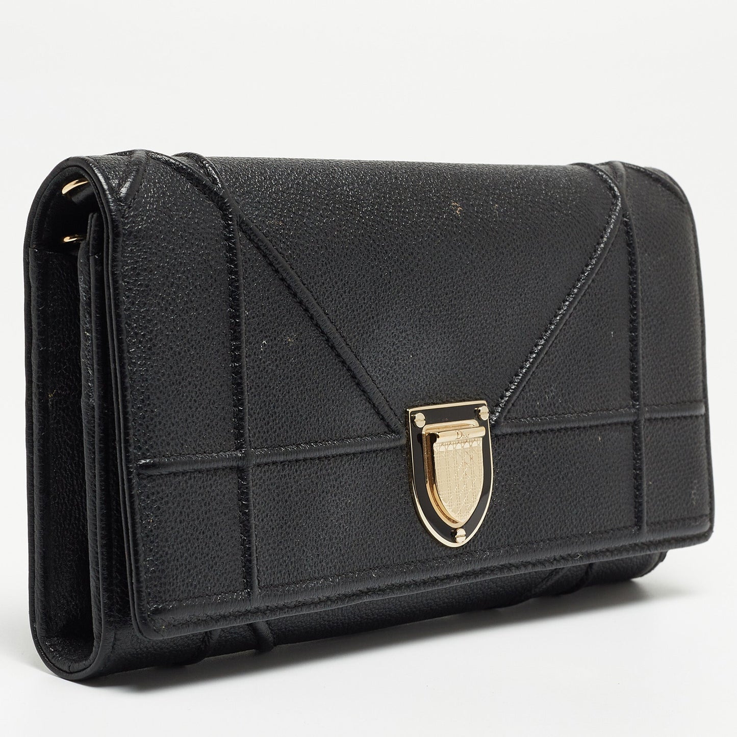 Dior  Leather Diorama Wallet