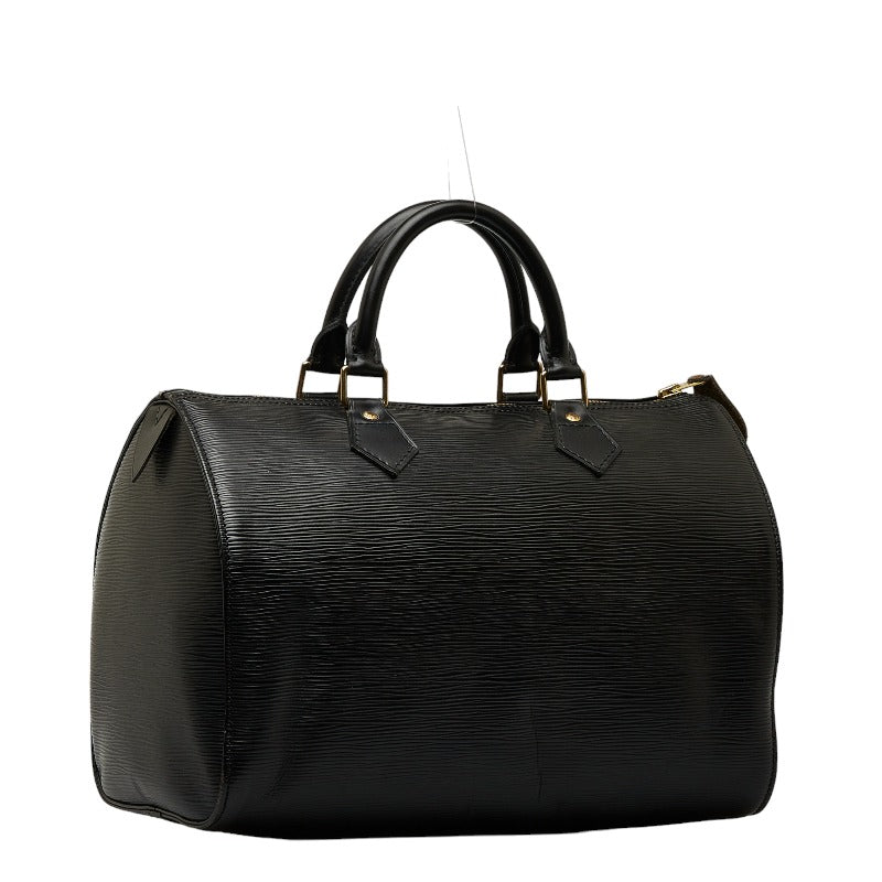 Louis Vuitton Epi Speedy 30 Handbag Boston Bag M59022 Black