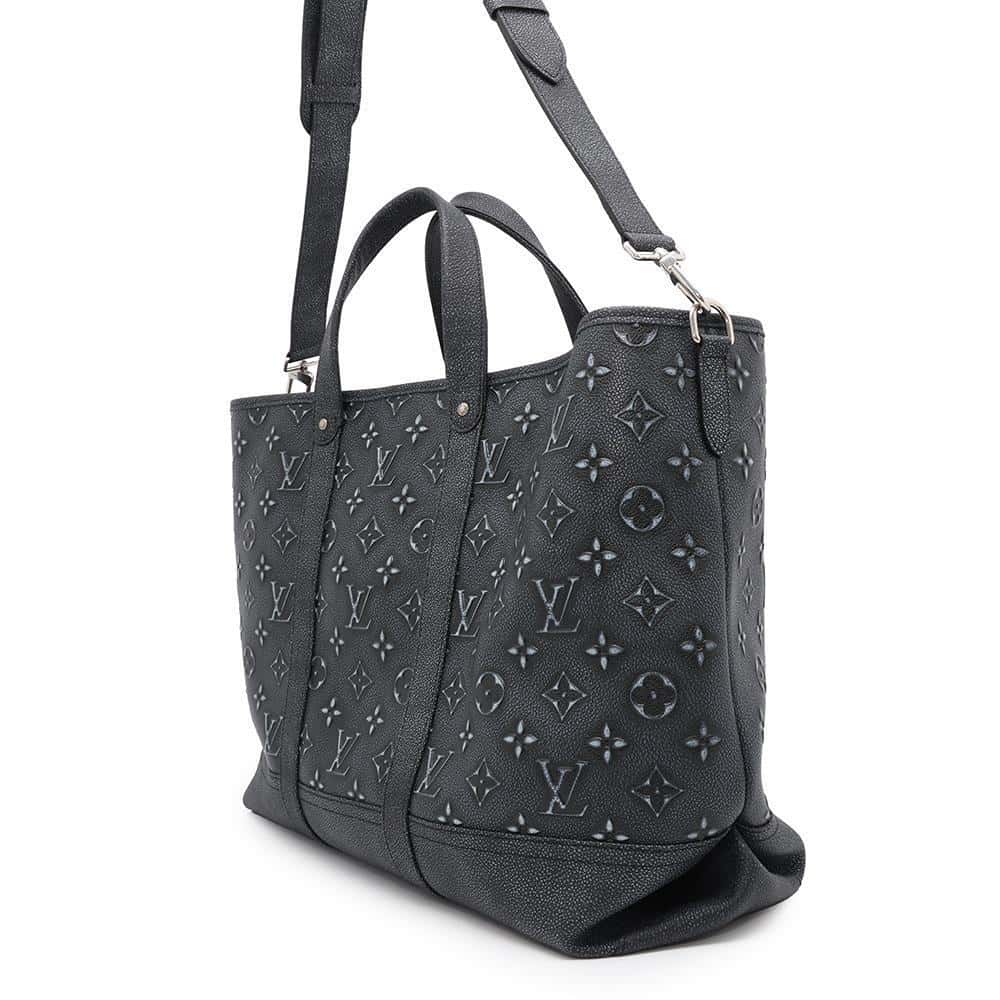LOUIS VUITTON Trolley tote Noir M21371 Monogram CowhideLeather