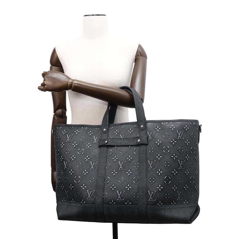 LOUIS VUITTON Trolley tote Noir M21371 Monogram CowhideLeather