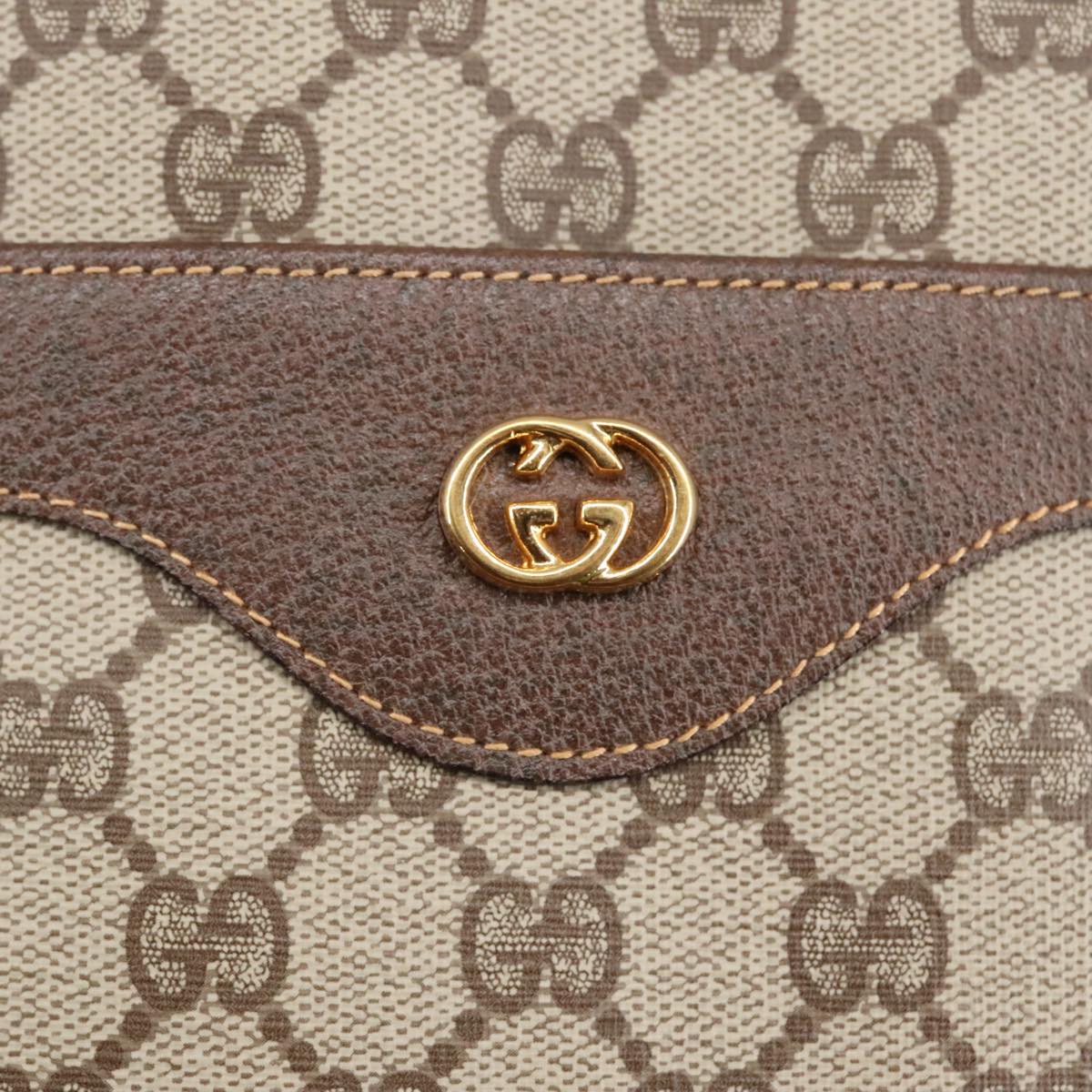 GUCCI GG Supreme Web Sherry Line Tote Bag PVC Beige Red 002 123 100184