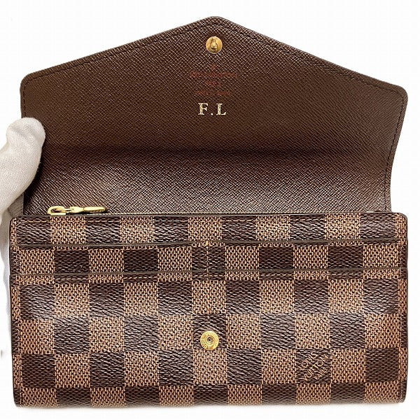 Louis Vuitton Damier Portefeuille Sarah Wallet N63209