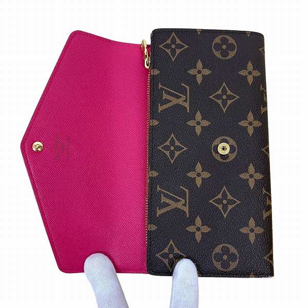 Louis Vuitton Monogram Sarah Love Lock Wallet M64117
