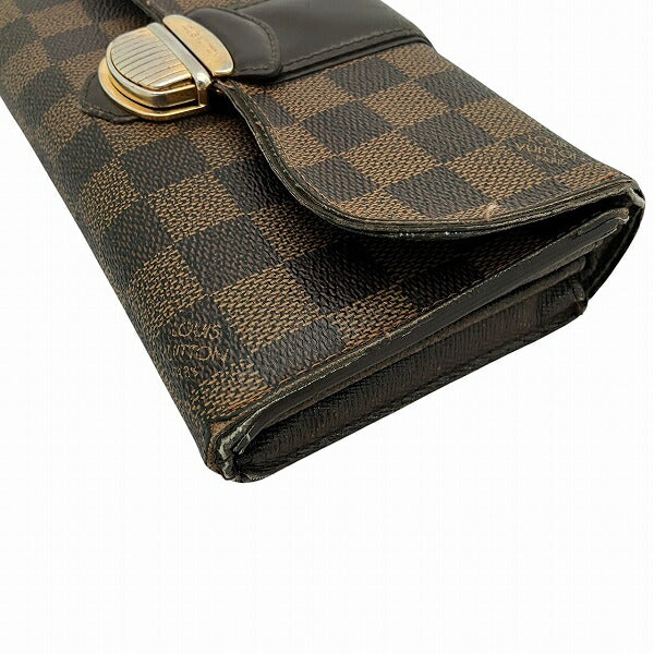 Louis Vuitton Damier Sistina Long Wallet N61747