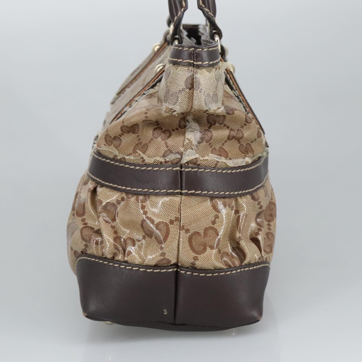 GUCCI GG Crystal Tote Bag Gold Beige 223964 100354