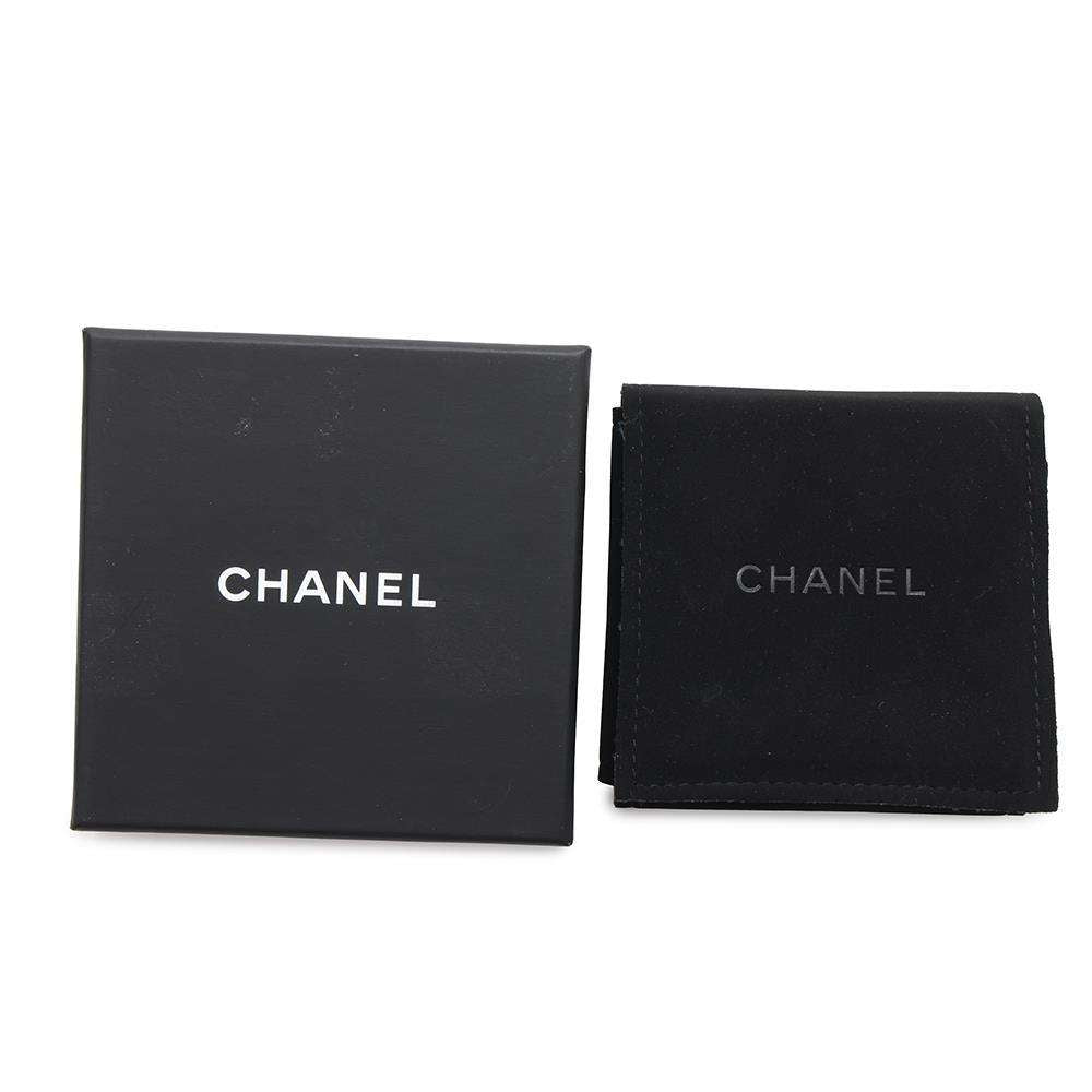 CHANEL CC Logo Brooch Gold Metal  Rhinestone