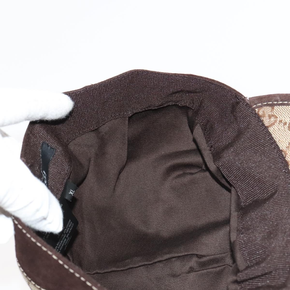 GUCCI GG Canvas Cap XL Beige 101101
