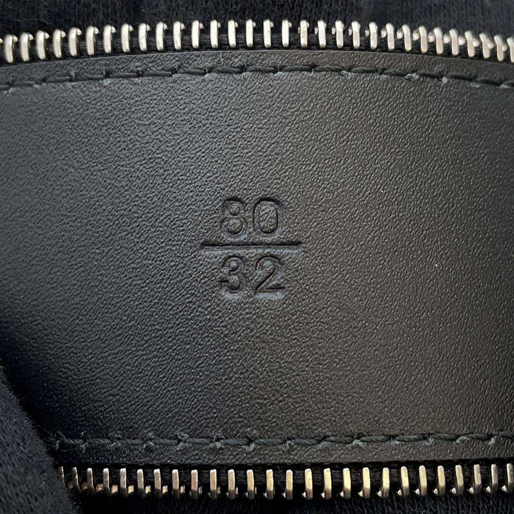 CHANEL Belt Black Lambskin Size 80