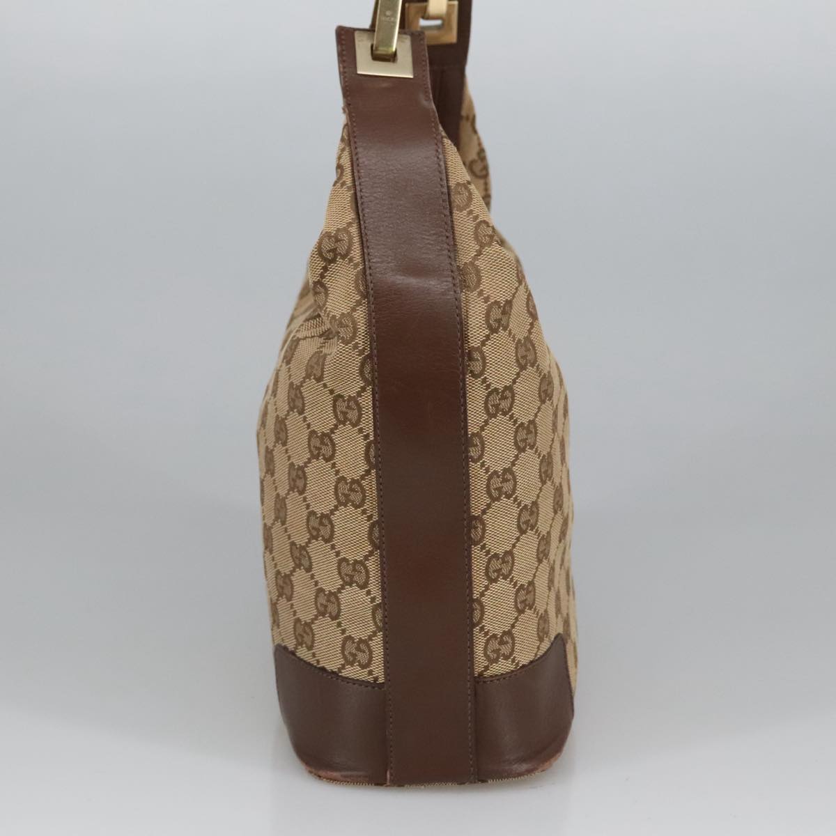GUCCI GG Canvas Shoulder Bag Beige Gold 001 4204 101137