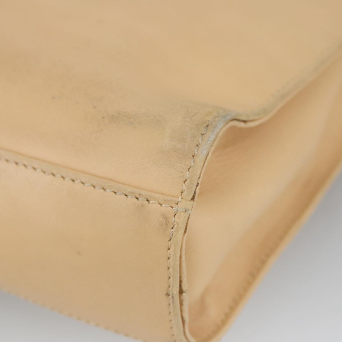 GUCCI Jackie Shoulder Bag Leather Beige 001 3734 101139