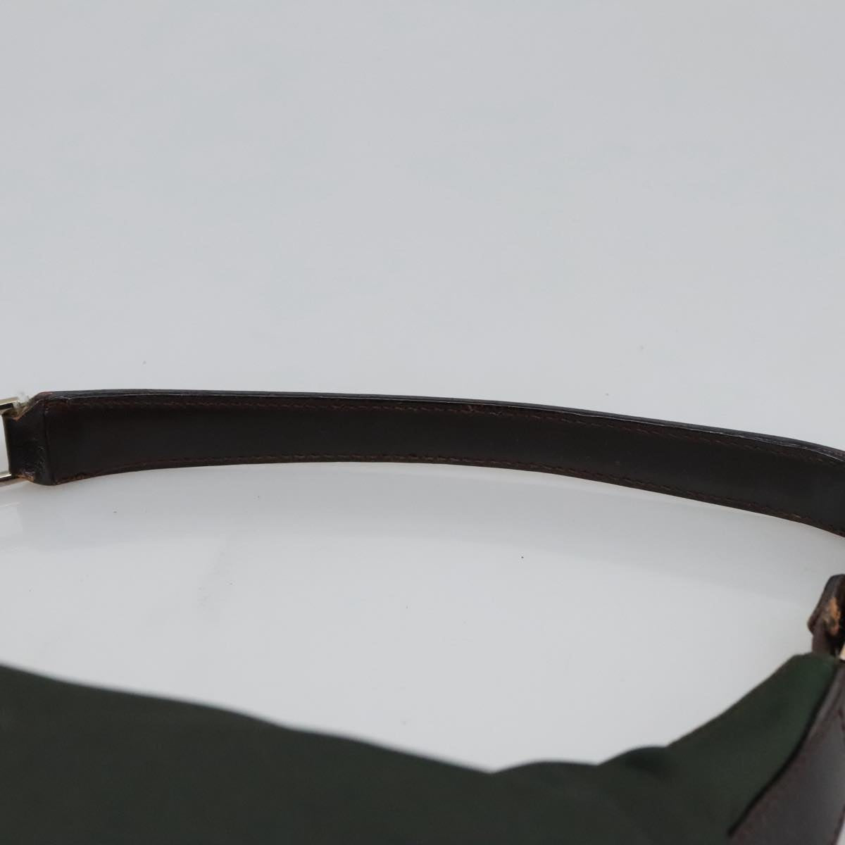 GUCCI Shoulder Bag Nylon Khaki 000 0602 3754 101148