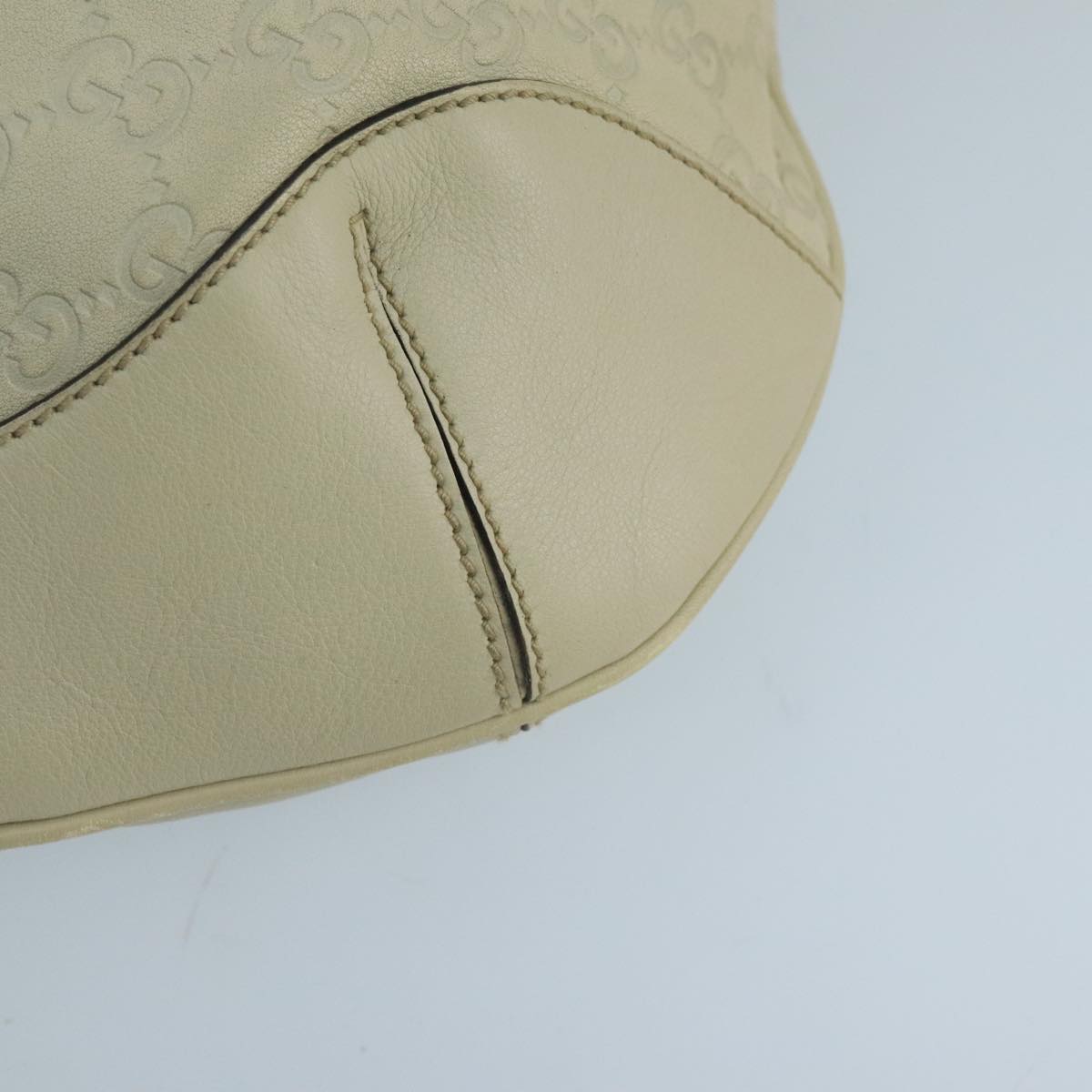 GUCCI GG Canvas Guccissima bamboo Hand Bag 2way Beige 169976 101158