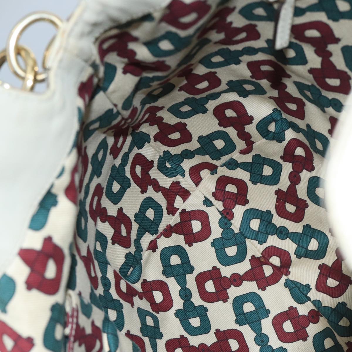GUCCI GG Canvas Guccissima bamboo Hand Bag 2way Beige 169976 101158