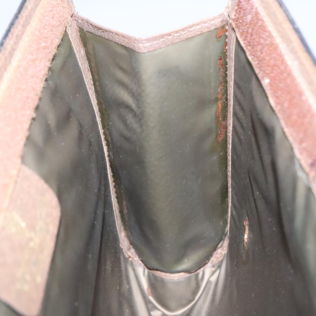 GUCCI GG Supreme Web Sherry Line Clutch Bag PVC Beige 37 014 2125 101180