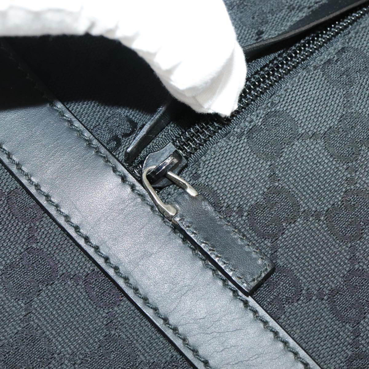 GUCCI GG Canvas Shoulder Bag Black 30501 101186