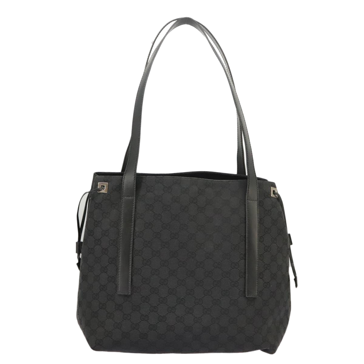 GUCCI GG Canvas Shoulder Bag Black 30501 101186