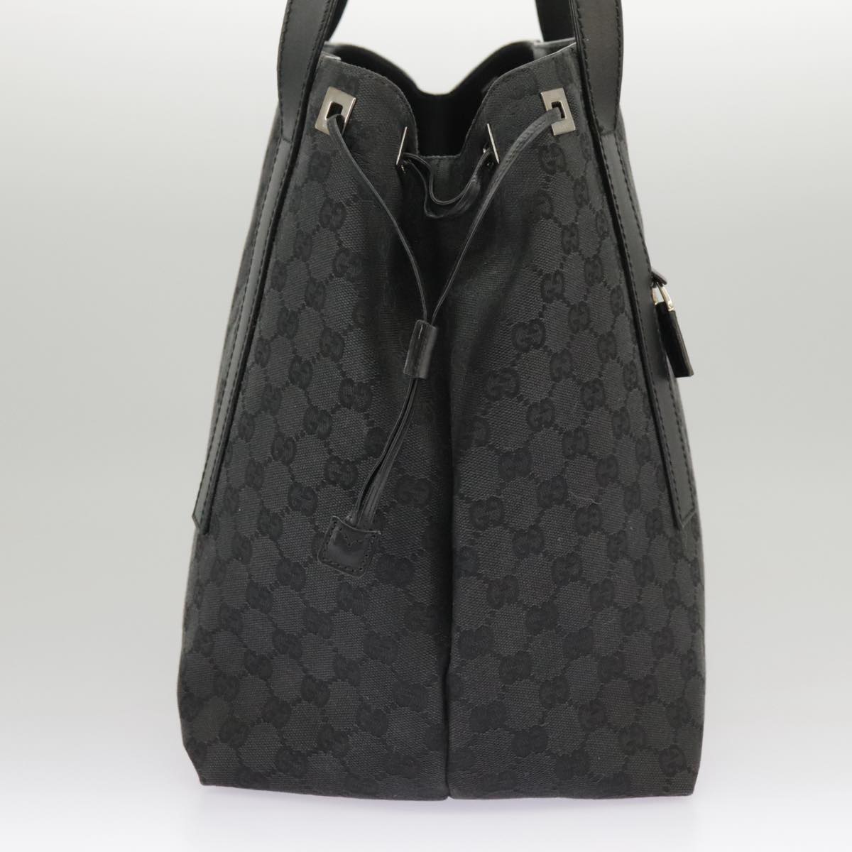 GUCCI GG Canvas Shoulder Bag Black 30501 101186